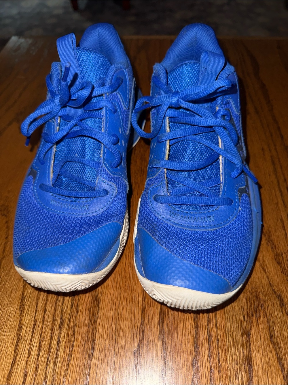 Under Armour Royal Blue Kids' Lace-Up Sneakers